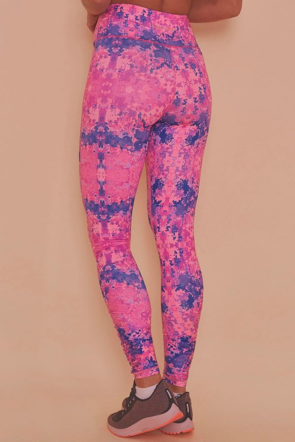 Wolf & Whistle Pink Marble Leggings Discount