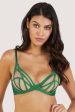 Ramona Green Mesh Plunge Bra Sale