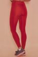 High Waist Leggings Red Hot on Sale