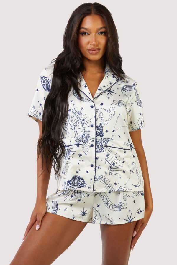 Celestial Short Sleeved Pyjama Set Online