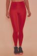 High Waist Leggings Red Hot on Sale