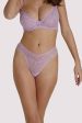 Ariana Lilac Everyday Lace Thong For Discount