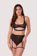 Alice Black Mesh Leg Harness High Waist Brief Supply