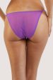 Walpole Purple Embroidered Brazillian Tanga Brief For Discount