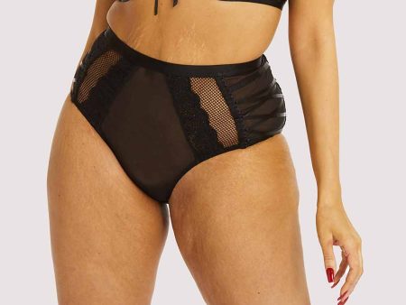 Ericka Black High Waist Brief For Cheap