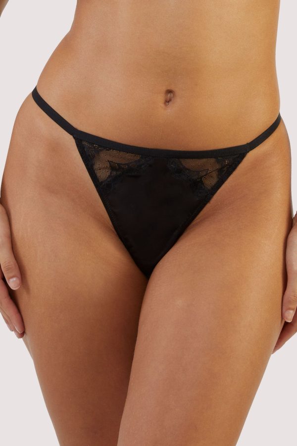 Wish Black Lace Thong Supply