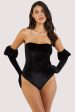 Halina puff-sleeve body with gloves For Discount