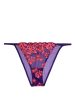 Ada Purple and Neon Pink Blossom Brief For Discount