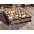 GRANDMASTER SILVER BRONZE CHESS SET Supply