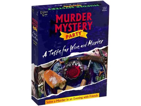 Murder Mystery Party  A Taste for Wine and Murder For Sale