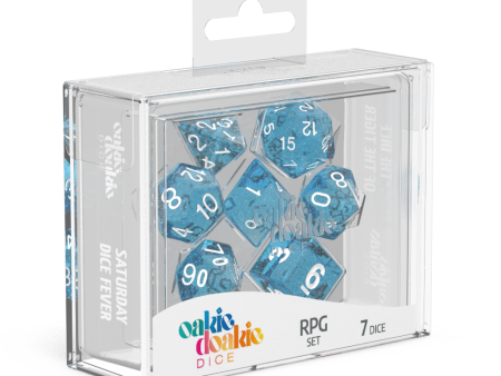 Speckled Light Blue RPG 7Dice Set Online Sale