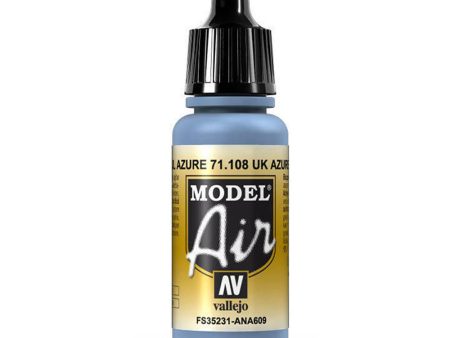 71108 Model Air UK Azure Blue 17 ml Acrylic Airbrush Paint Online now