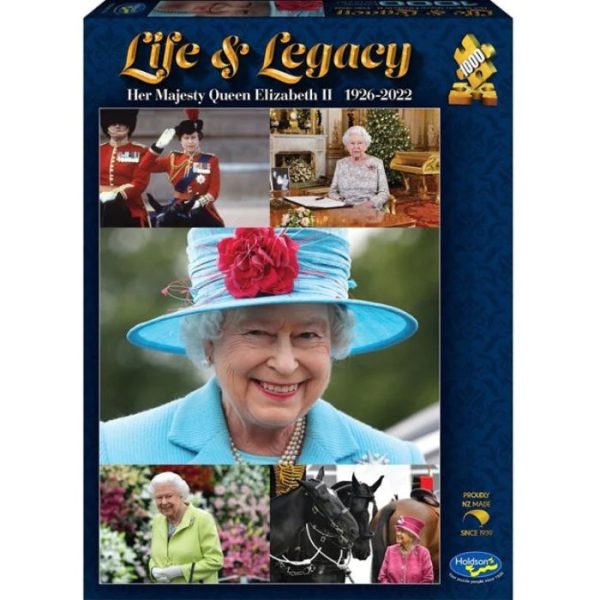 1000pc HM Queen Elizabeth II Life & Legacy Puzzle Online