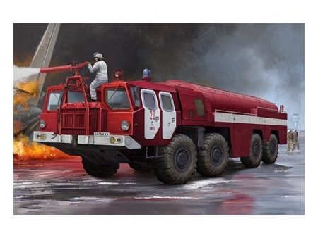 01074 1 35 Airport Fire Fighting Vehicle AA60 MAZ7310 160.01 Plastic Model Kit Supply