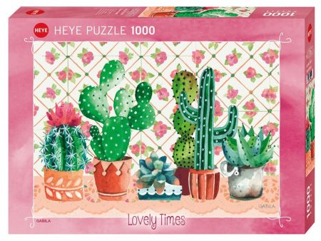 1000pc Lovely Times Cactus Family For Sale