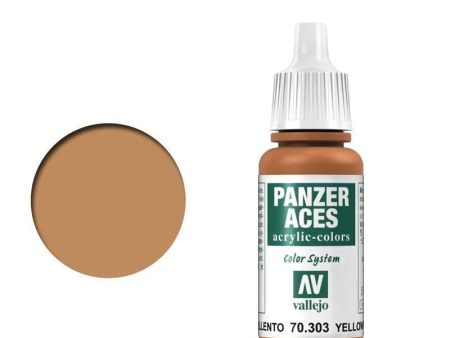 70303 Panzer Aces Yellowish Rust 17 ml Acrylic Paint Fashion