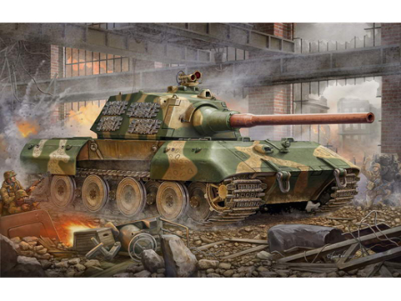 00384 1 35 German Entwicklungsfahrzeug E 100 Super Heavy Tank Plastic Model Kit on Sale