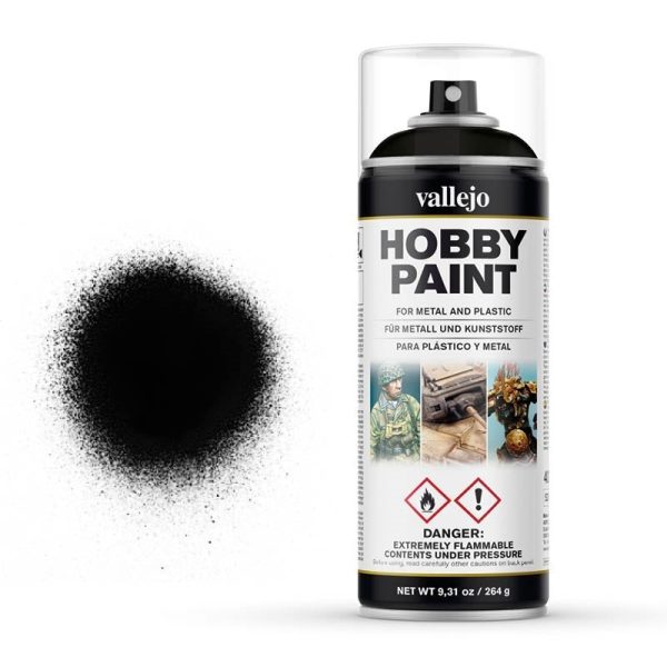 28012 Aerosol Black Primer 400ml Hobby Spray Paint Online Hot Sale