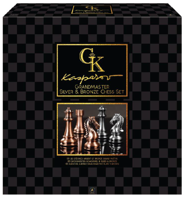 GRANDMASTER SILVER BRONZE CHESS SET Supply